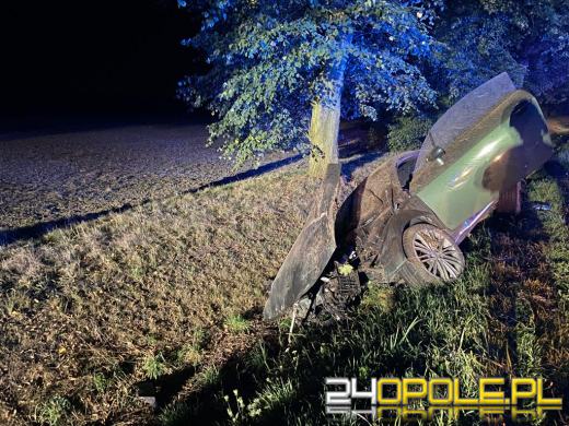 Wypadek na DK45. Kierowca pijany