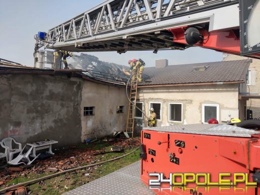 Pożar budynku gospodarczego w Krasiejowie