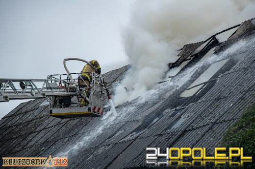 Pożar w zakładzie stolarskim w Bogdańczowicach
