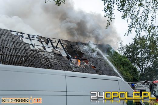 Pożar w zakładzie stolarskim w Bogdańczowicach