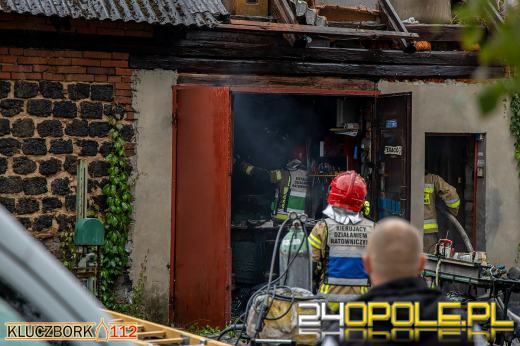 Pożar w zakładzie stolarskim w Bogdańczowicach