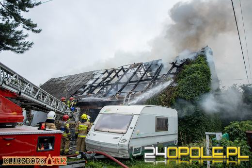 Pożar w zakładzie stolarskim w Bogdańczowicach
