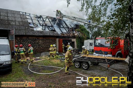 Pożar w zakładzie stolarskim w Bogdańczowicach