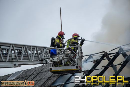 Pożar w zakładzie stolarskim w Bogdańczowicach