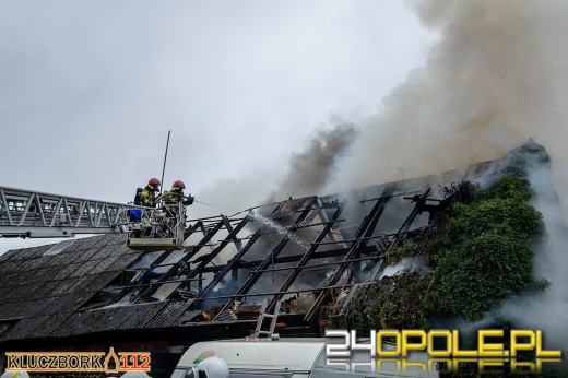 Pożar w zakładzie stolarskim w Bogdańczowicach