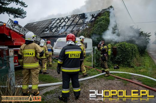 Pożar w zakładzie stolarskim w Bogdańczowicach