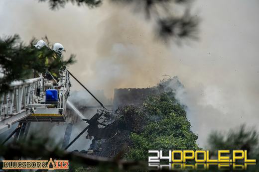 Pożar w zakładzie stolarskim w Bogdańczowicach