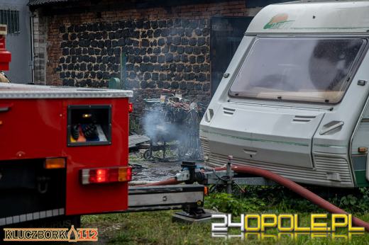 Pożar w zakładzie stolarskim w Bogdańczowicach