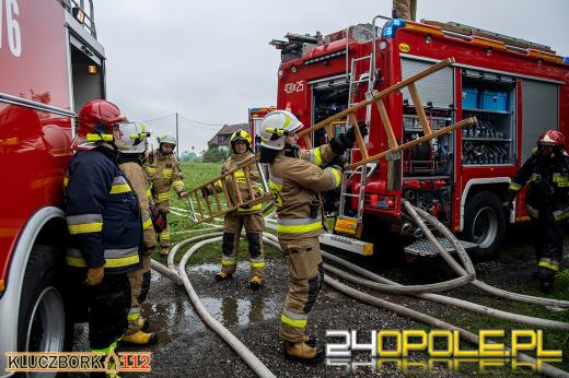 Pożar w zakładzie stolarskim w Bogdańczowicach