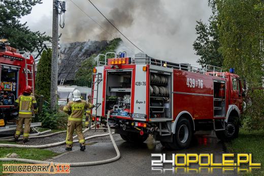 Pożar w zakładzie stolarskim w Bogdańczowicach