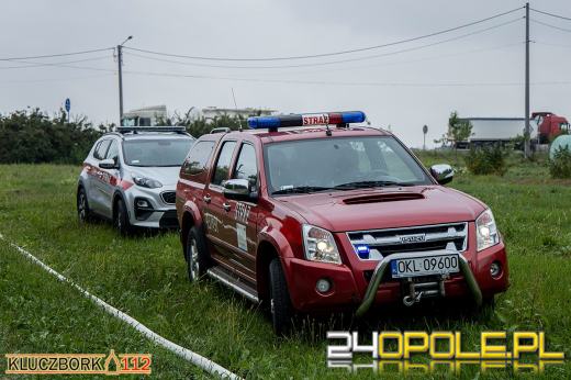 Pożar w zakładzie stolarskim w Bogdańczowicach