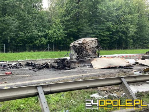 Tragiczny wypadek na A4. Dwie ciężarówki zderzyły się czołowo