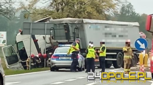 Utrudnienia na DK46 w Dąbrowie