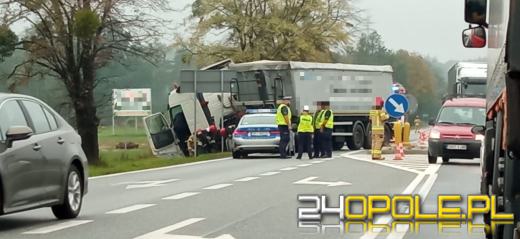 Utrudnienia na DK46 w Dąbrowie