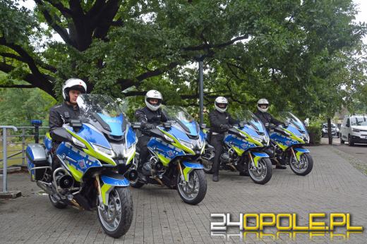 Nowe policyjne motocykle na drogach naszego województwa