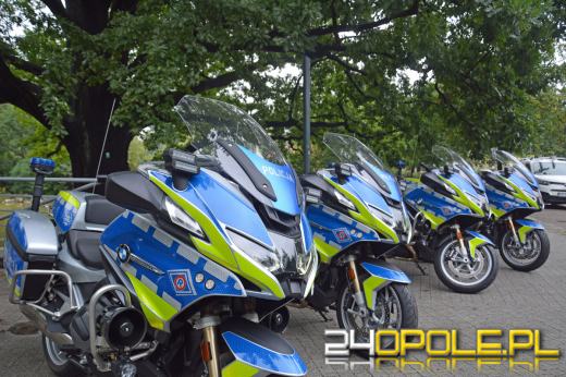 Nowe policyjne motocykle na drogach naszego województwa