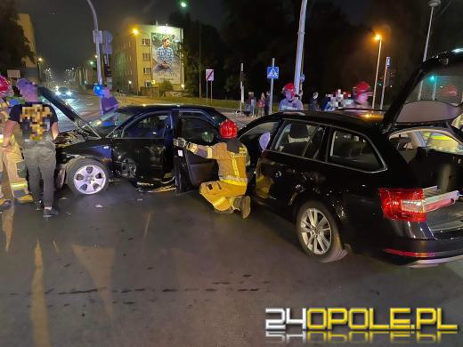 Niezachowanie ostrożności przyczyną zdarzenia na skrzyżowaniu w Opolu 