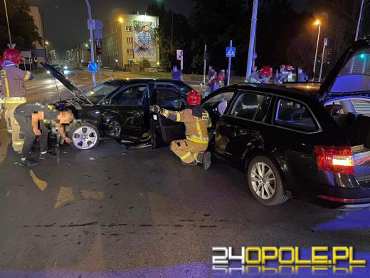 Niezachowanie ostrożności przyczyną zdarzenia na skrzyżowaniu w Opolu 