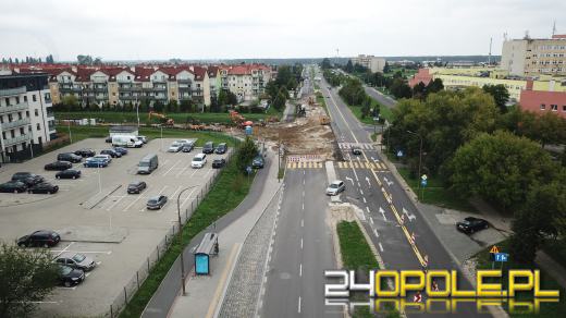 Trwa budowa ronda przy Alei Witosa w Opolu
