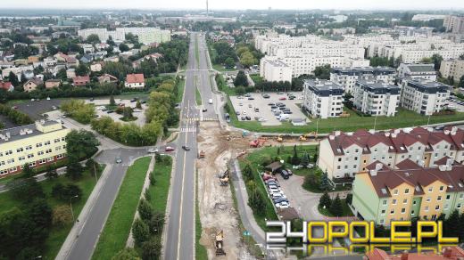 Trwa budowa ronda przy Alei Witosa w Opolu