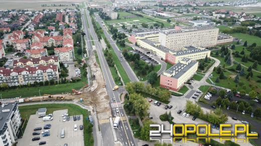 Trwa budowa ronda przy Alei Witosa w Opolu