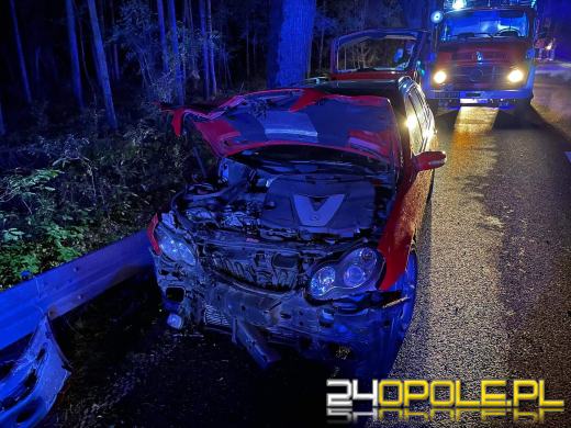 Tragiczne zdarzenie na DW 414. Trwa akcja ratunkowa