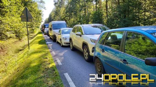 Zderzenie kilku pojazdów w Zawadzkiem 