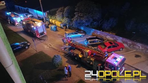 Pożar mieszkania w Gogolinie. W akcji kilka zastępów straży