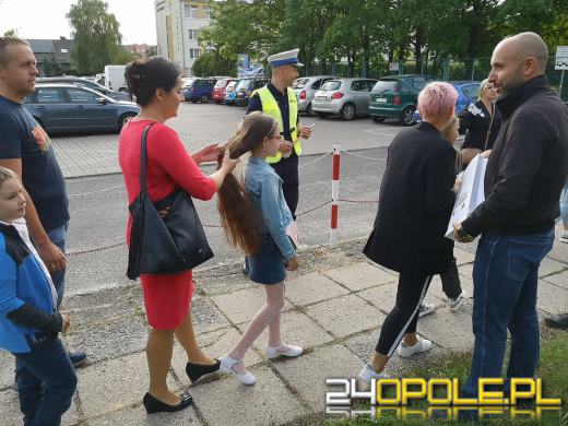 Opolscy policjanci przypominają o bezpiecznej drodze do szkoły