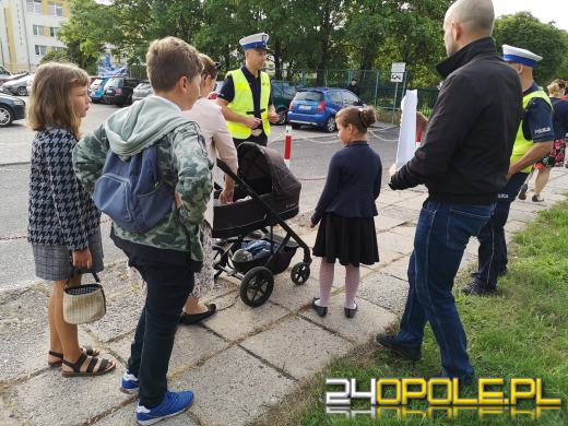 Opolscy policjanci przypominają o bezpiecznej drodze do szkoły