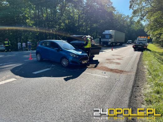 Wypadek z udziałem dwóch pojazdów na DK94