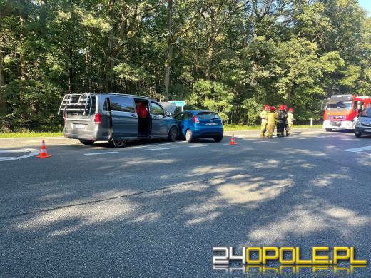 Wypadek z udziałem dwóch pojazdów na DK94