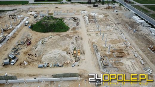 Odwiedziliśmy budowę Stadionu Opolskiego