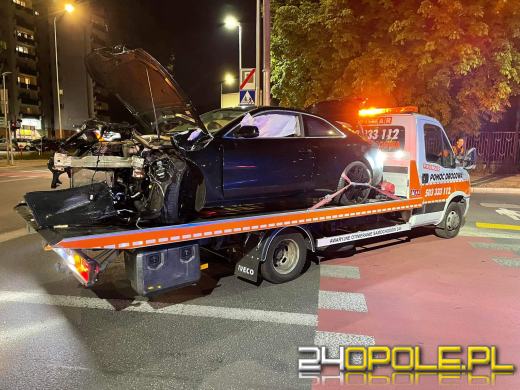 Audi i Bmw zderzyło się na skrzyżowaniu w Opolu 