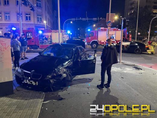 Audi i Bmw zderzyło się na skrzyżowaniu w Opolu 