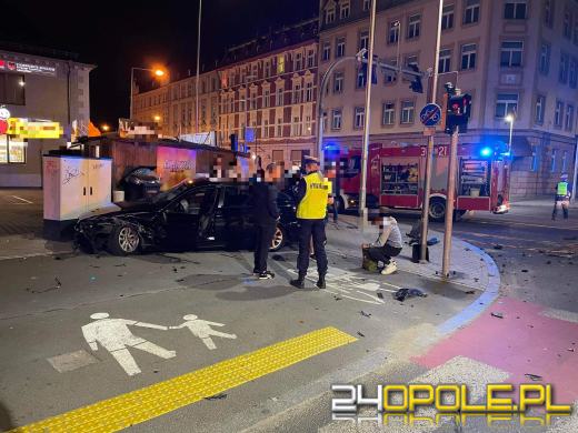 Audi i Bmw zderzyło się na skrzyżowaniu w Opolu 