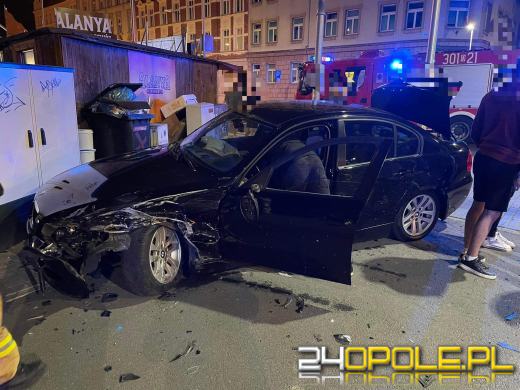 Audi i Bmw zderzyło się na skrzyżowaniu w Opolu 