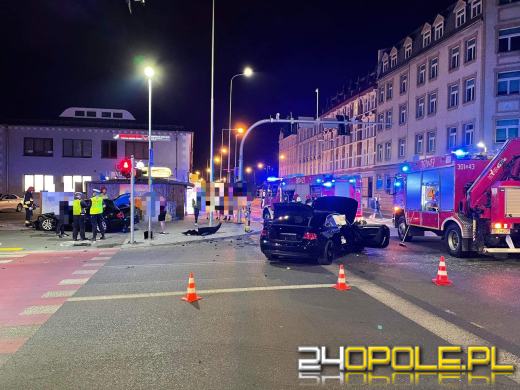 Audi i Bmw zderzyło się na skrzyżowaniu w Opolu 