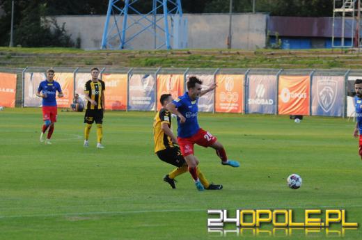 Odra przegrywa z GKS-em Katowice. 