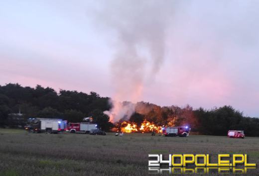 17 i 18-latek zatrzymani za podpalenie balotów słomy