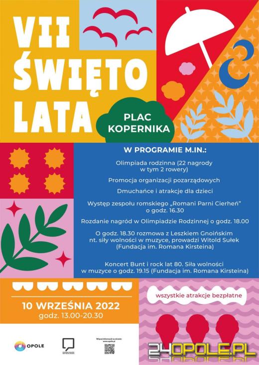 Już w najbliższą sobotę na Placu Kopernika - VII edycja Święta Lata