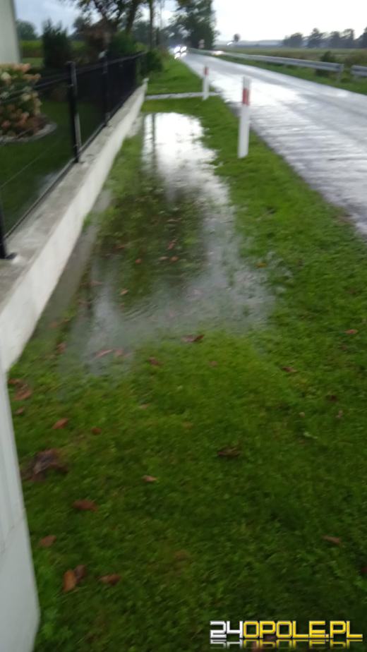 Służby podsumowują działania w związku z przejściem ulewy nad Opolszczyzną