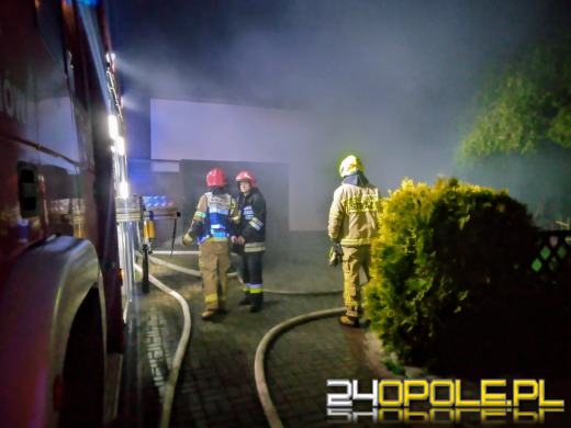 Pożar budynku gospodarczego w miejscowości Żytniów w gminie Rudniki