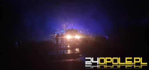 Pożar budynku gospodarczego w miejscowości Żytniów w gminie Rudniki