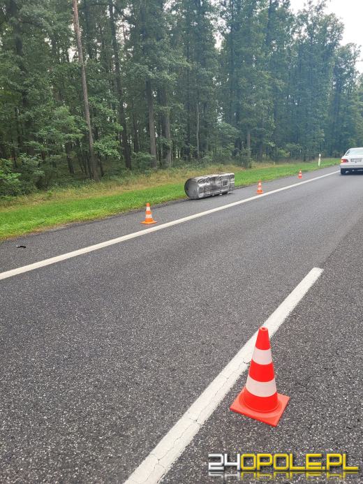 Wypadek na DK 46 pomiędzy Schodnią a Dębską Kuźnią