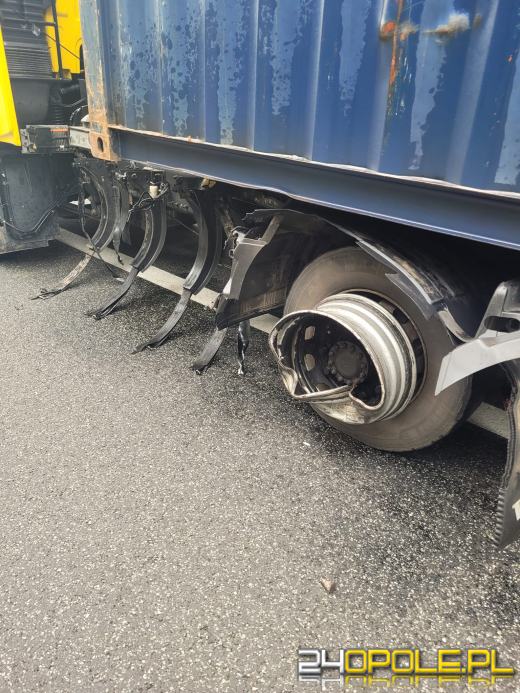 Wypadek na DK 46 pomiędzy Schodnią a Dębską Kuźnią