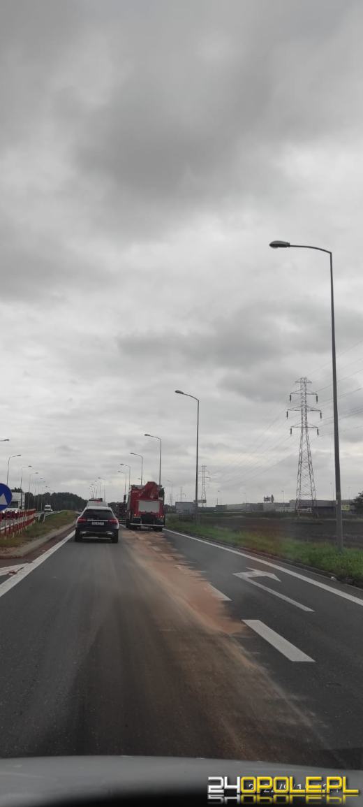 Zablokowany zjazd z obwodnicy do CH Turawa Park