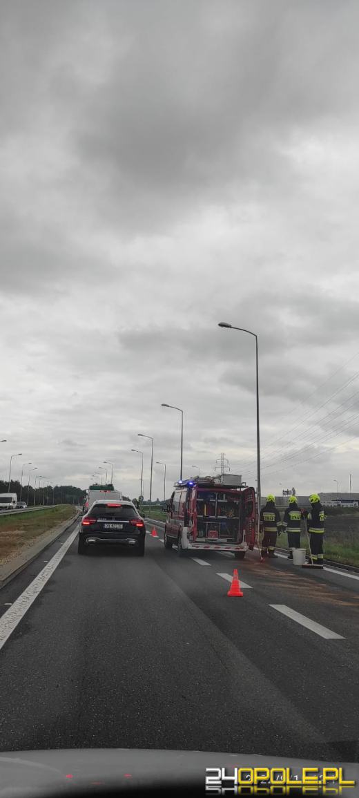 Zablokowany zjazd z obwodnicy do CH Turawa Park