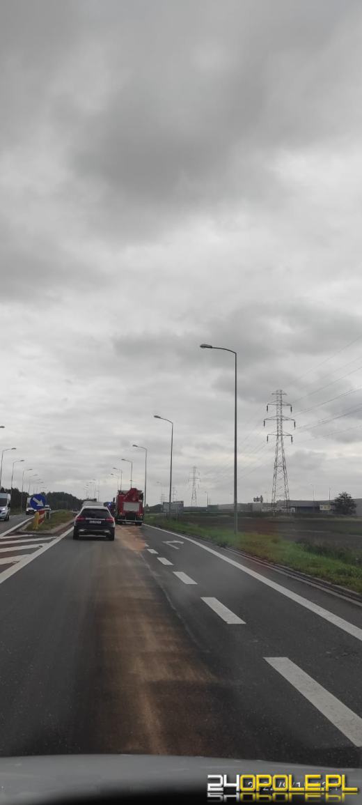 Zablokowany zjazd z obwodnicy do CH Turawa Park