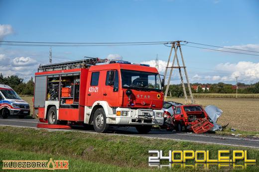 Poważny wypadek w Kuniowie. Lądował śmigłowiec LPR